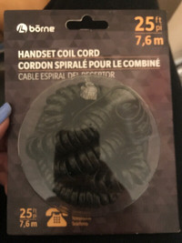 Handset coil cord