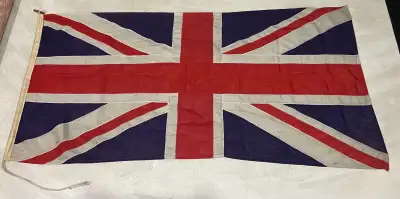 Vintage Panel Sewn Union Jack Flag By John Leckie, View more