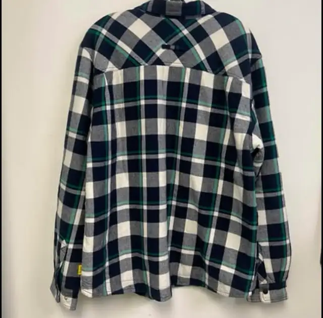 40 EAST - Men's Sherpa Lined Flannel Shirt Jacket (Size: L) in Men's in City of Montréal - Image 4