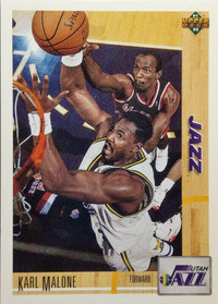 1991-92 Upper Deck #355 Karl Malone UTAH JAZZ NBA BASKETBALL NM
