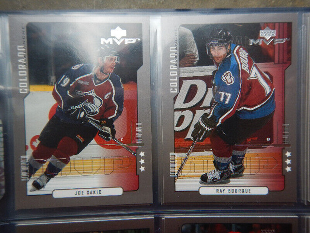 Cartes de hockey Upper Deck MVP various collections dans Art et objets de collection  à Laurentides