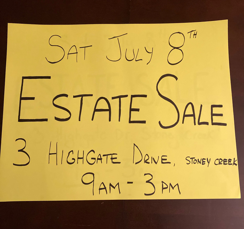 Estate Sale Garage Sales Hamilton Kijiji