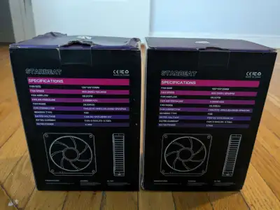 AsiaHorse STARBEAT 120mm UNI Fan, RGB Sound Control  PC Case fan, View more