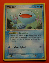 Carte de Pokemon / pokemon card / 2004 Wooper 81/109