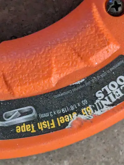 I'm selling a Klein Tools 65' steel fish tape, perfect for electrical wiring and cable running. This...