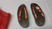 New wooden ASIAN CHINESE JAPANESE WOOD shoes sandals