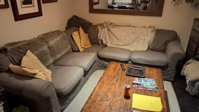 Large sectional couch - $100, View more