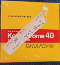 Kodachrome 25 & 40 Movie Film  (from 1981)