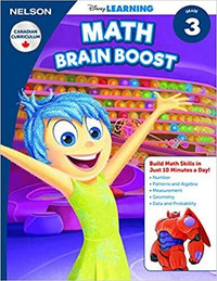 Grade 3 : Math Brain Boost : NEW book :