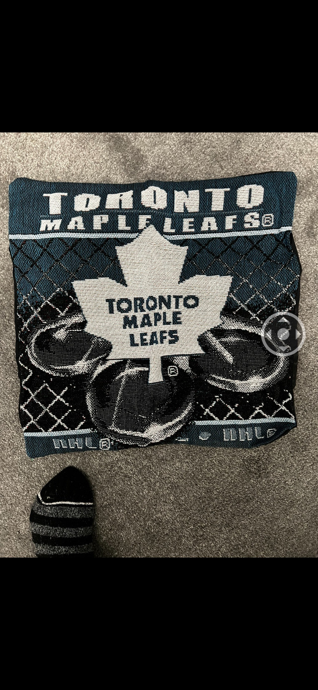 Toronto Maple Leafs Blanket and Pillow Case  in Bedding in Peterborough