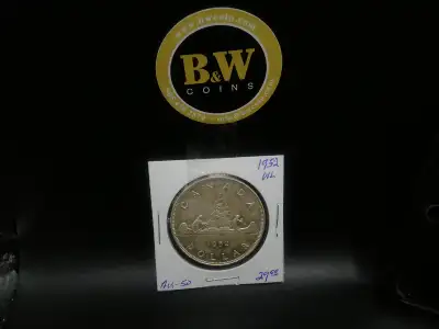 1952 Canada Au-50 one dollar coin!!, View more