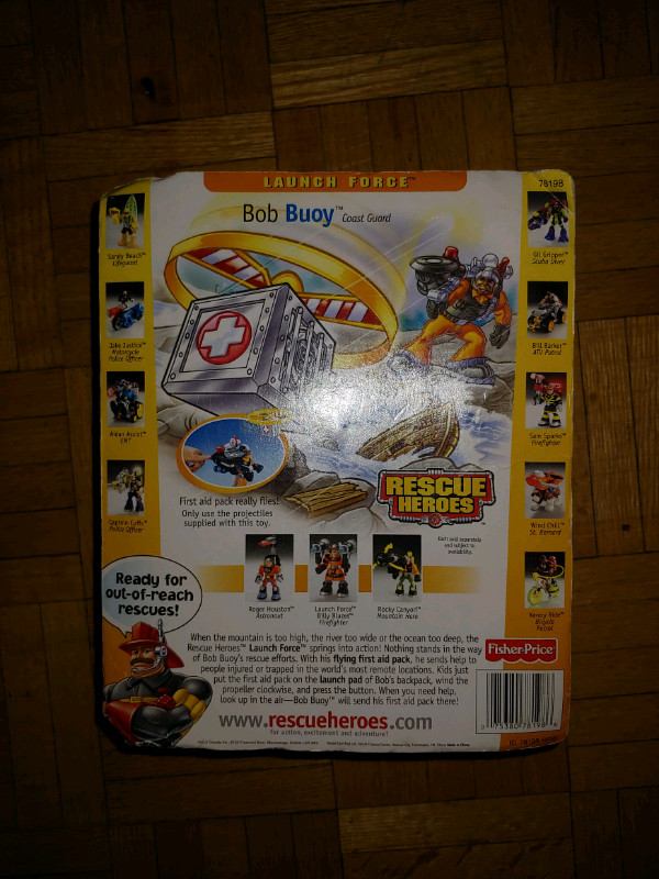 Sealed. 2001 Rescue Heros. Bob Buoy in Toys & Games in City of Toronto - Image 3