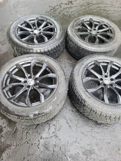 two are in good condition. Rims have no damage