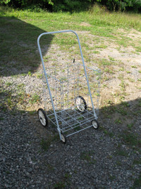 panier sur roue à emplettes (shopping cart)
