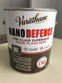 Varathane nano defence clear mat 3 sealed 3.78L cans