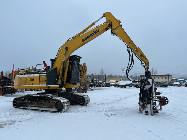 2012 Komatsu PC200LL-8 with Waratah 622b in Heavy Equipment in Burns Lake - Image 2