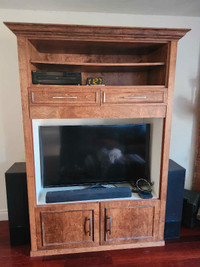 FREE -TV wood cabinet