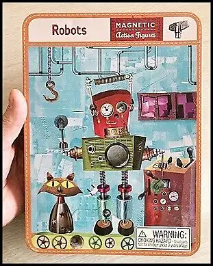 Transcona for pick up, near regent ave / owen st. Robots magnetic action figures. Tin box with hinge...