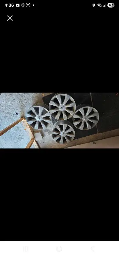 Original 18 inch 5X 114.3 Factory Rims Infiniti M35X. Selling AS IS USED CONDITION 2 Rims In good co...