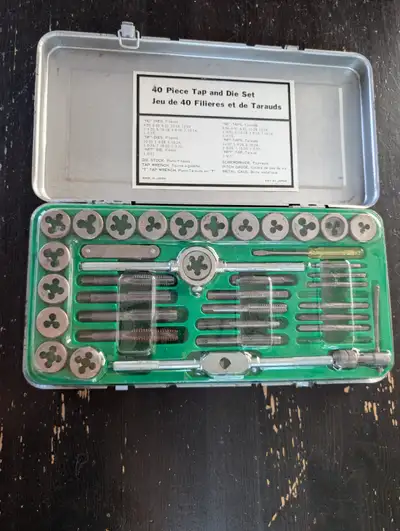40 Piece Brico Tap and Die Set - Complete, View more