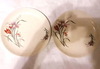 2 Vintage Chinese porcelain plates