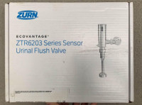 New Zurn ZTR6203-ULF Sensor Operated Urinal Flush Valve 0.125