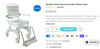 Invacare Aquatec Ocean Commode...The cadillac of commodes...