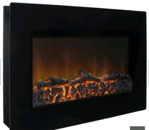 Electric Fireplace Paramount Tokyo Wall Mounted in Black Model E in Fireplace & Firewood in Hamilton - Image 2
