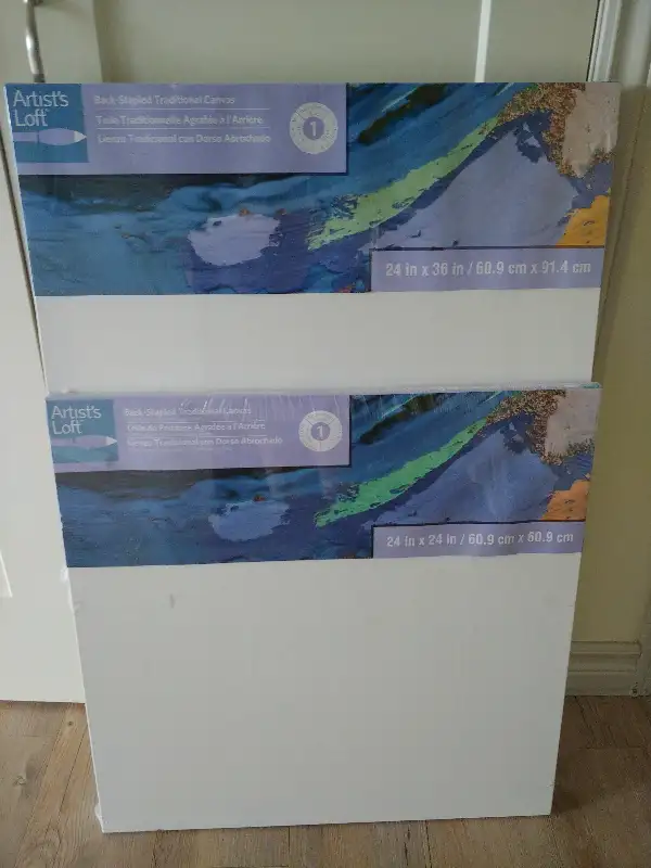 Artist Canvases, 16 by 20, 24 by 24, 24 by 36 still packaged in Hobbies & Crafts in Ottawa - Image 6