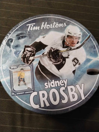 Tim Hortons 2009 NHL Sidney Crosby 100 piece puzzle inside Tin