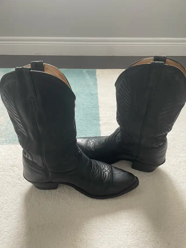 Boulet Western Boots – Model 1866, Size 9, Width 3E (Extra Wide) in Men's Shoes in Oakville / Halton Region - Image 5