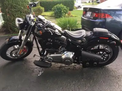 Très belle moto Harley avec kilométrage de 2000 km. Un seul propriétaire (moi). Acheté chez Léo Harl...