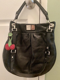 MARC BY MARC JACOBS 'Classic Q -Hobo In Black Leather 