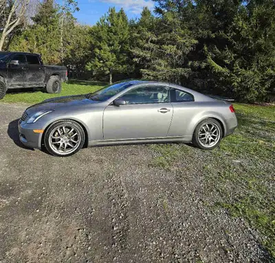 This G35 Coupe, 6 speed, is 100% stock! 20 years owned by a lawyer in Calgary. No accidents, never w...