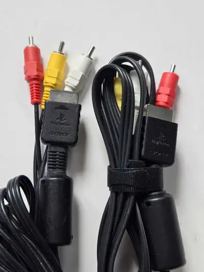 Original Playstation AV Cables, View more