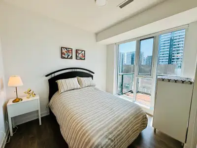Fully Furnished Master bedroom in new and clean condo