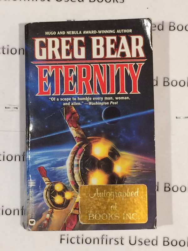 Autographed "Eternity" by: Greg Bear in Fiction in Annapolis Valley
