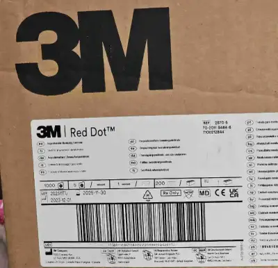 New! Case 3M ECG EKG Snap Electrodes Red Dot, View more