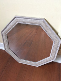 Mirror, 14inches width, could hang on the wall.