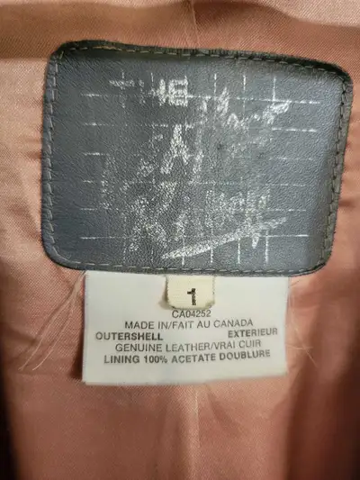 Vintage leather jacket, View more