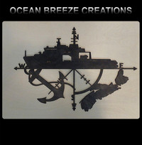 Navy Ship Signs - Laser Cut -  Custom work free
