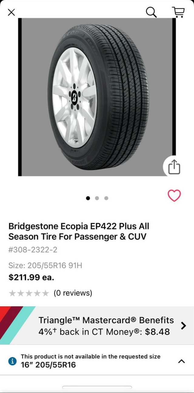 4 New Bridgestone Tires 205 55R16 in Tires & Rims in Annapolis Valley - Image 3