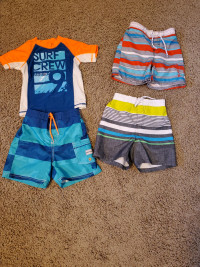 Toddler Boys Osh Kosh  Swim Suits - size 4