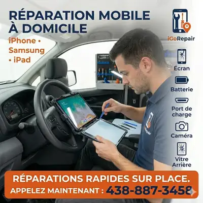 Réparation iPhone / Samsung / iPad, View more