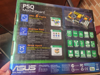 Asus P5Q motherboard - opened, in box