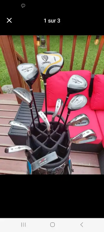 sac de golf complet pour homme, bâtons gauchers , View more