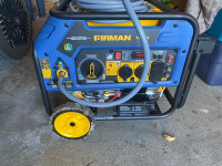 Tri Fuel Generator with extension cables - brand new