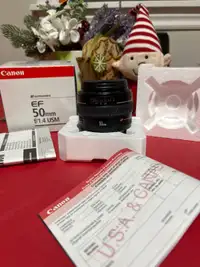 Canon EF 50mm f/1.4 USM Ultrasonic new in box
