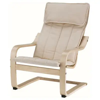 IKEA POÄNG - Armchair, Brich Veneer, Ransta Natural / New-Sealed, View more
