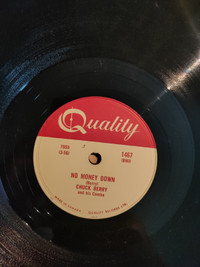 Chuck Berry "No Money Down" Quality 78 rpm record
